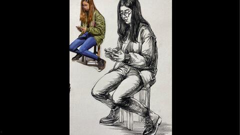 成人速写蹲姿视频,捕捉动态中的静态之美